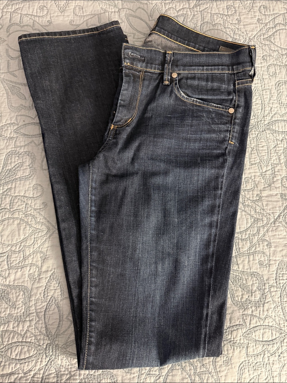 Citizens Of Humanity Dark Indigo Straight Leg Jeans SIZE 30
